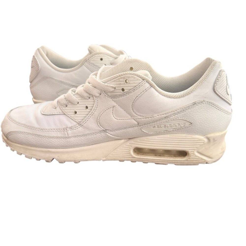 Men’s Size 13 - Nike Air Max 90 LTR Triple White - Picture 2 of 5